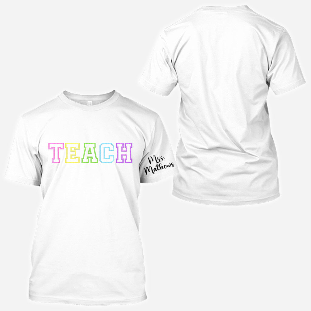 Ein großartiger Lehrer – personalisiertes Lehrer-T-Shirt