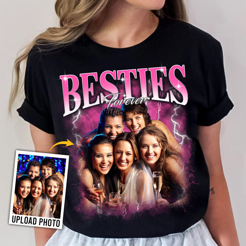 Individuell gestaltetes Bootleg-Rap-T-Shirt – Geschenk für Freunde – Personalisiertes T-Shirt und Hoodie