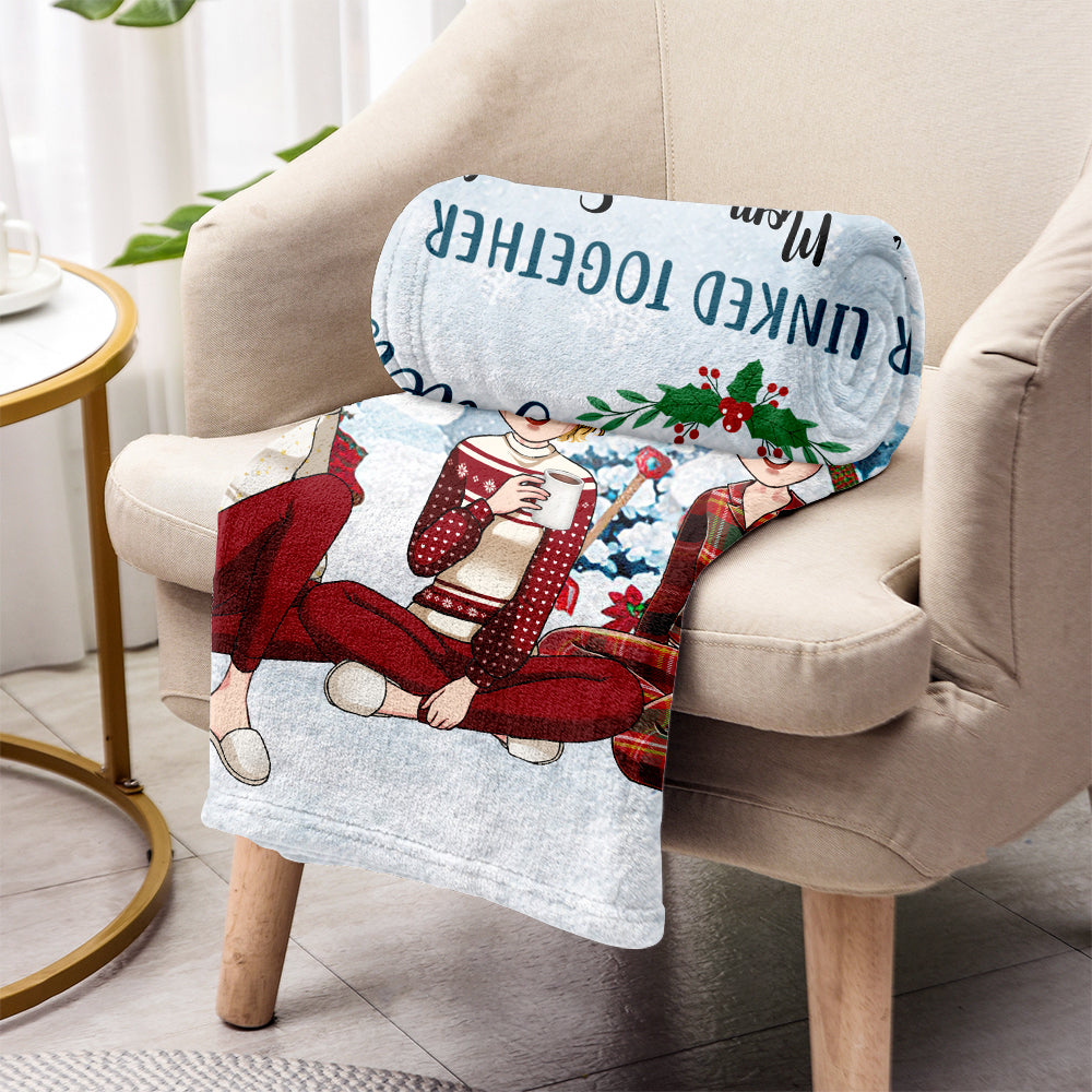 Mutter und Tochter für immer verbunden – personalisierte Mutterdecke