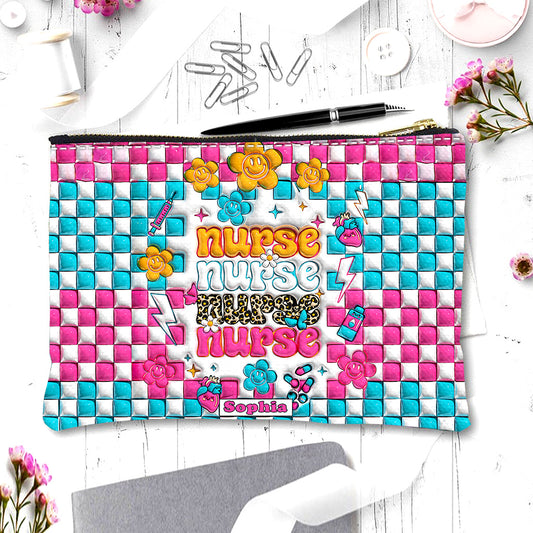Nurse Life - Nurse gift for mom, her, wife, girlfriend, friend - Personalized Pouch