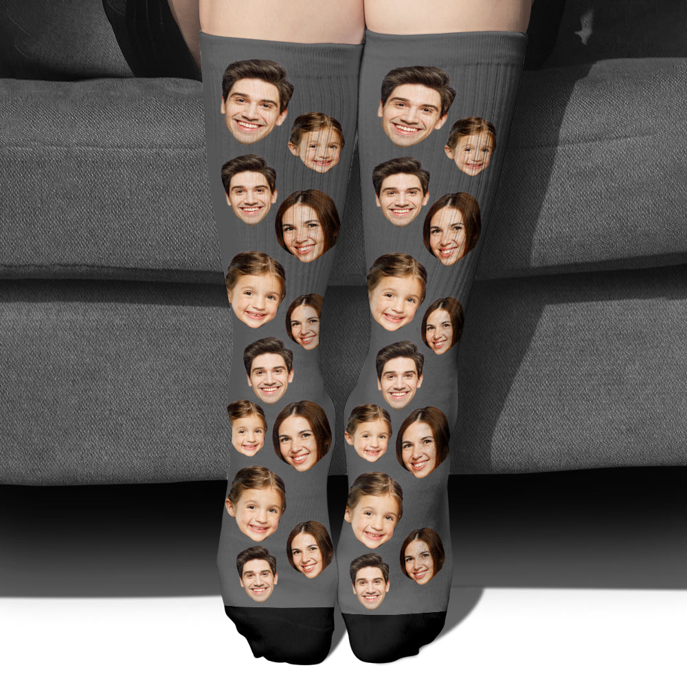 Individuell gestaltete Socken für die ganze Familie