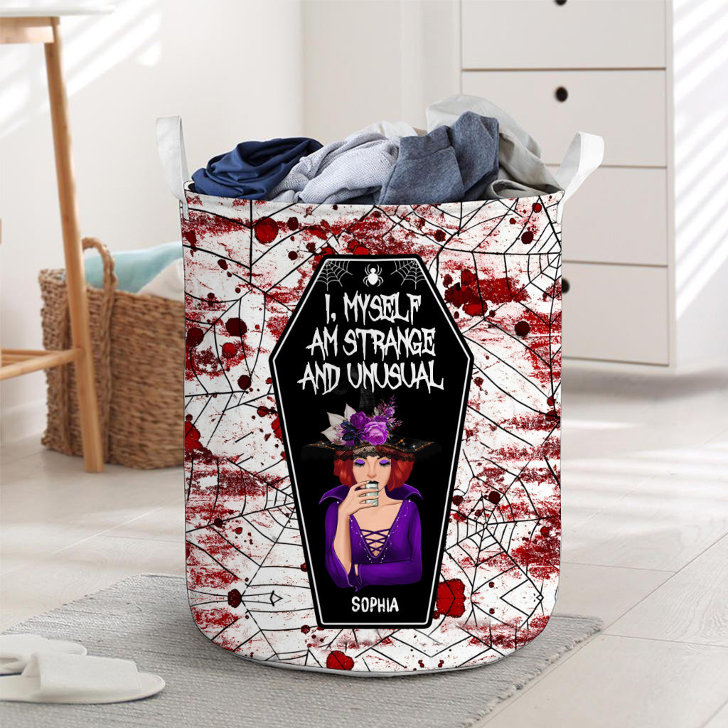 Ich selbst bin seltsam und ungewöhnlich – Personalisierter Hexen-Aufbewahrungskorb