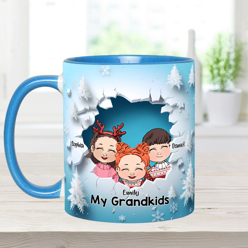 Meine Enkelkinder – Personalisierte Tasse mit Oma-Akzent