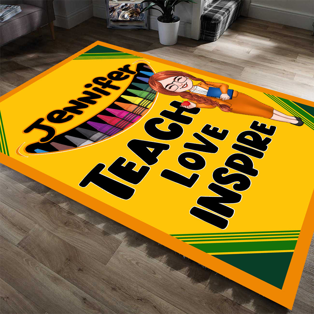 Positive Affirmations Butterfly - Personalized Butterfly Rug