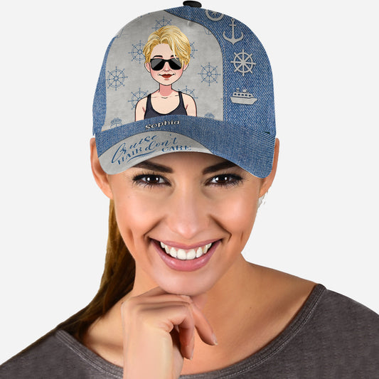 Cruise Hair Don't Care - Personalisierte klassische Kreuzfahrtkappe