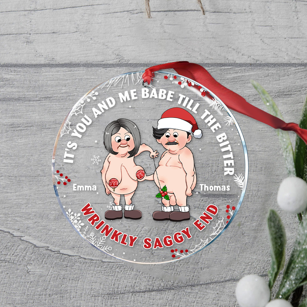 Das bittere, faltige, schlaffe Ende – Personalisierter transparenter Paarschmuck