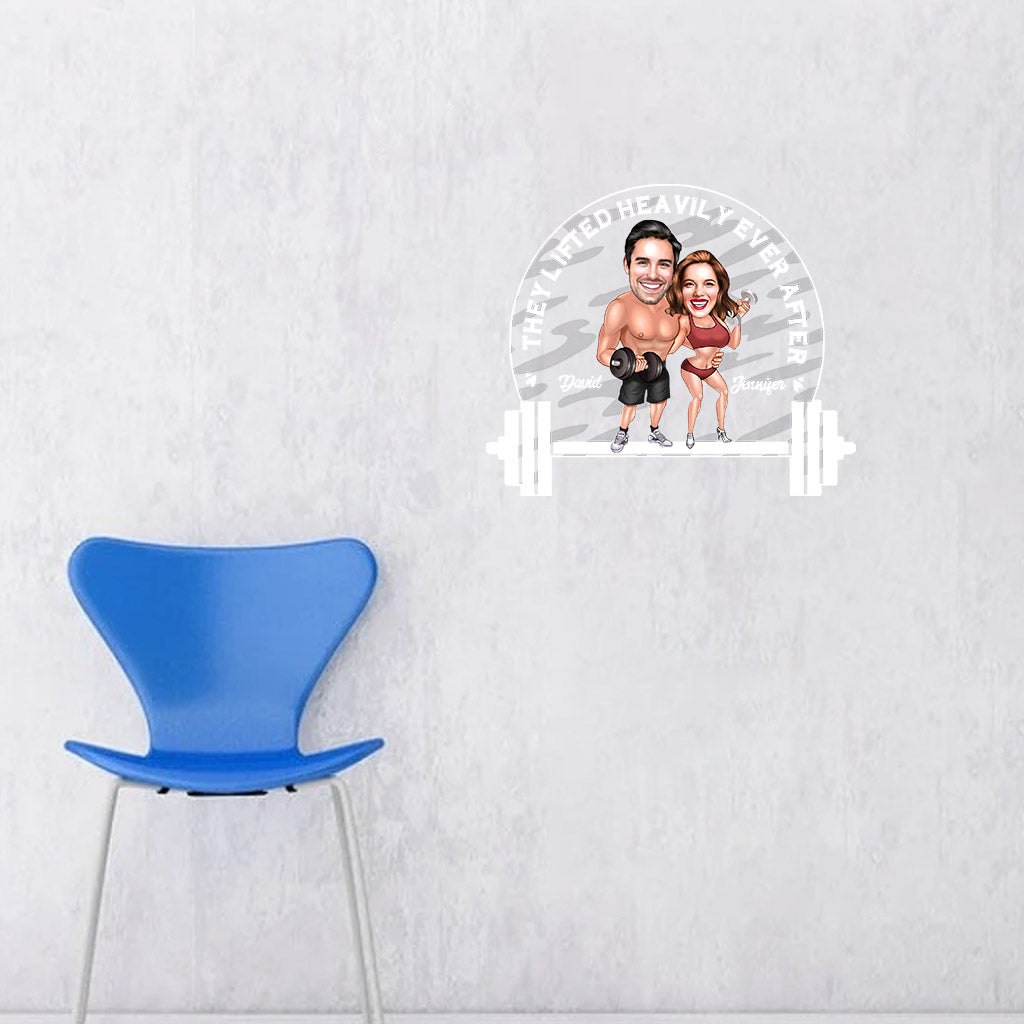 Sie hoben schwere Gewichte bis ans Ende ihrer Tage – Personalisierter Fitness-Aufkleber (Vollversion)
