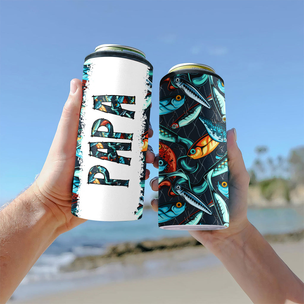 Reel Cool Dad – Angelgeschenk für Papa, Opa, ihn, Ehemann – Personalisierter Dosenkühler