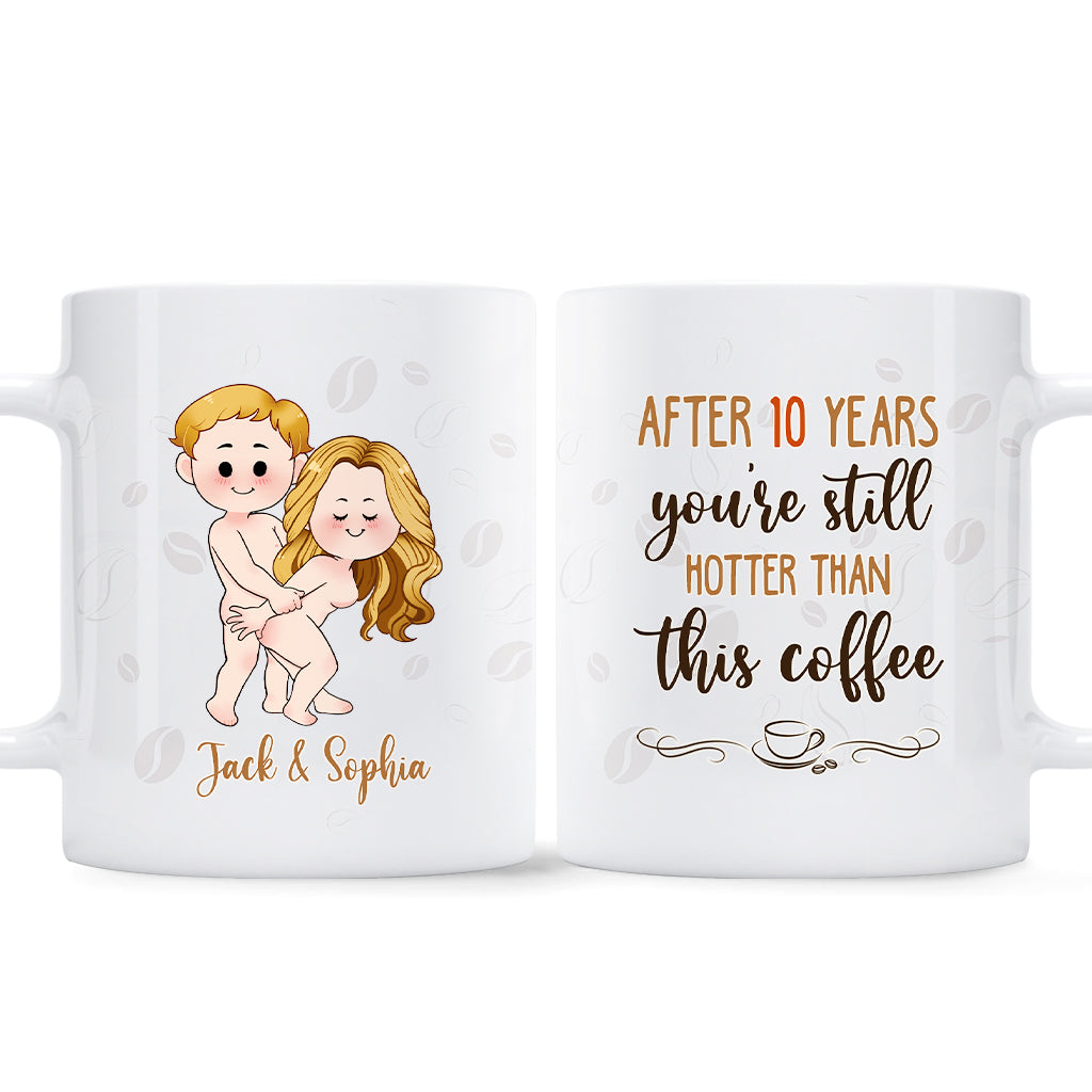 Nach 10 Jahren – Personalisierte Tasse für Paare