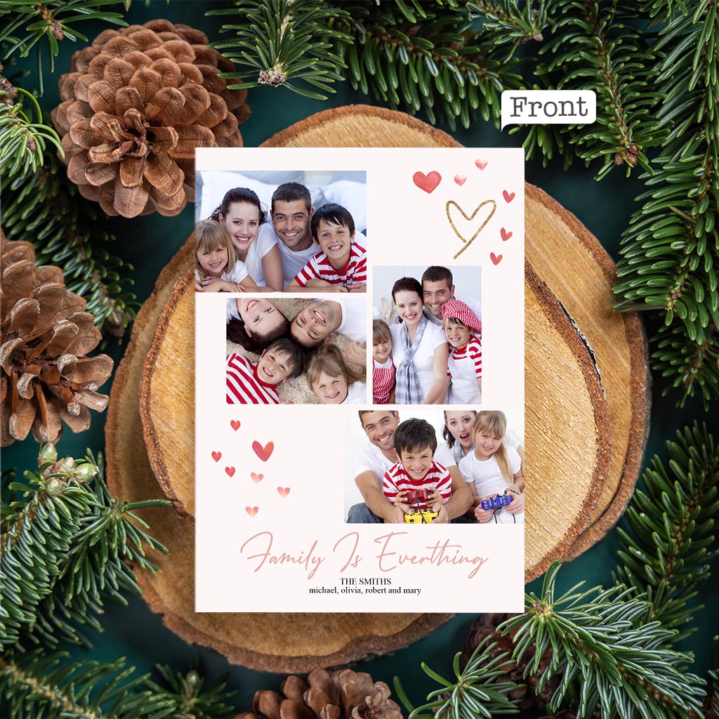 Für immer Liebe – Personalisierte QR-Grußkarte