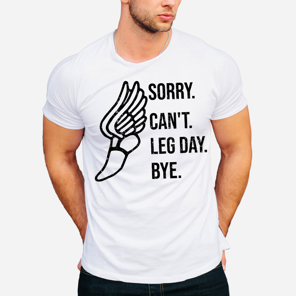 Sorry, Beintraining fällt aus – Tschüss Lauf-T-Shirt und Hoodie