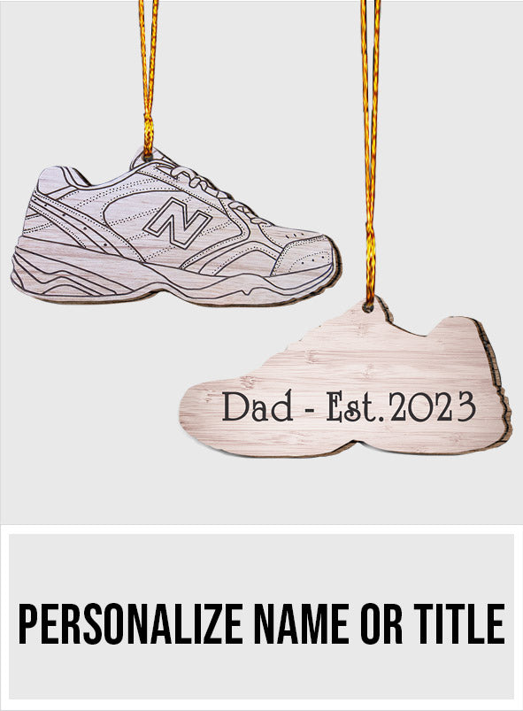 Papa-Schuhe – Geschenk für Papa – Personalisierter Schmuck