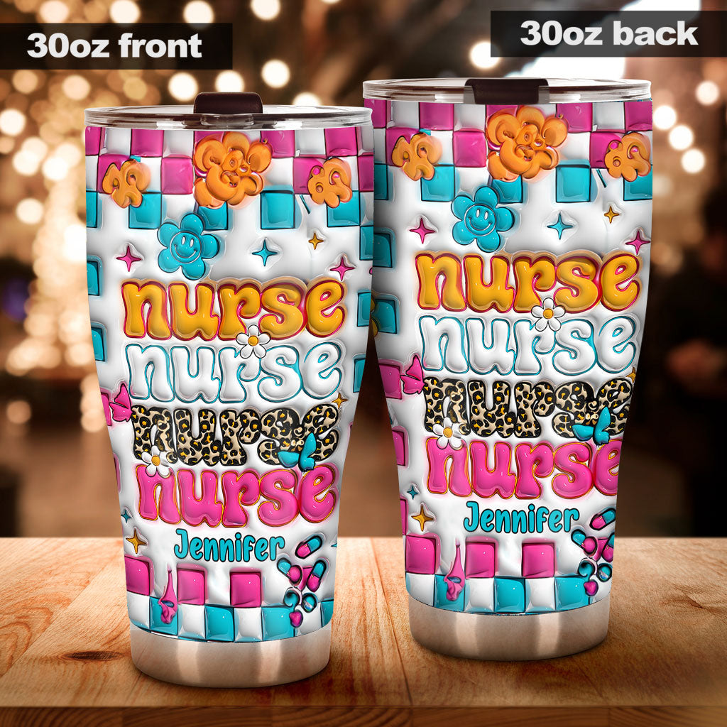 Nurse Life – Personalisierter Krankenschwester-Trinkbecher