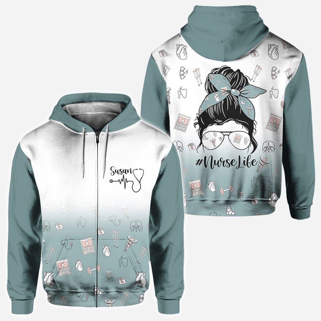 Nurse Jacket - Personalized Nurse All Over Shirt