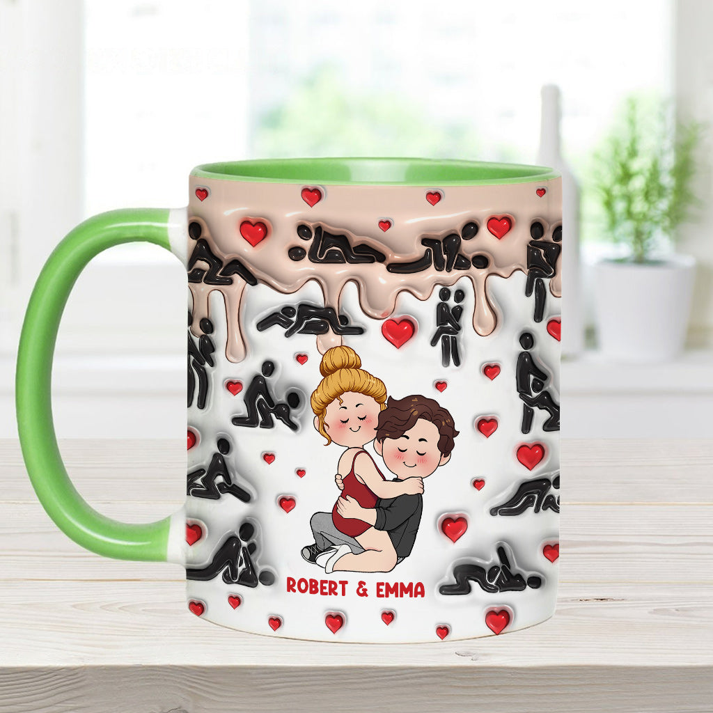 Meine Lieblingsbeschäftigung ist mit dir - Personalisierte Tasse für Paare