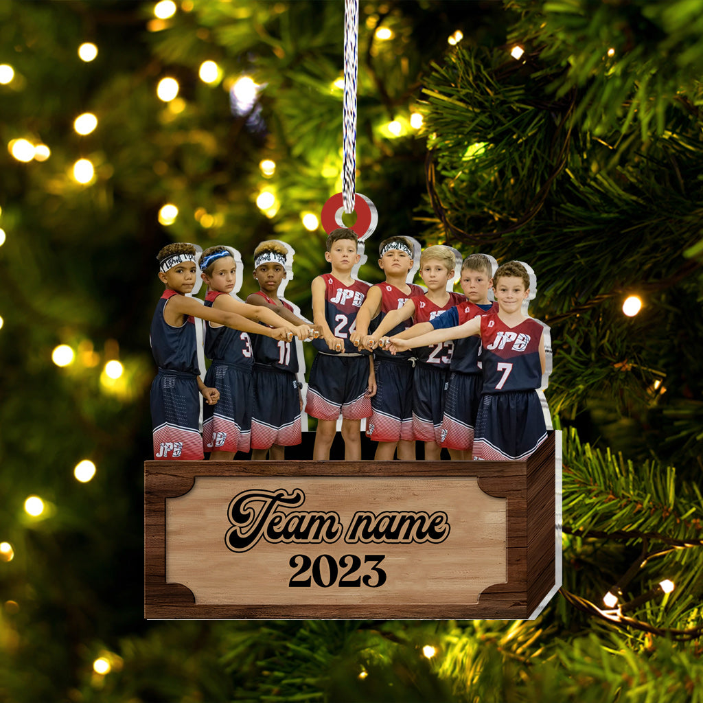 Basketball-Weihnachtsbaumschmuck – Personalisierter Basketball-Weihnachtsbaumschmuck