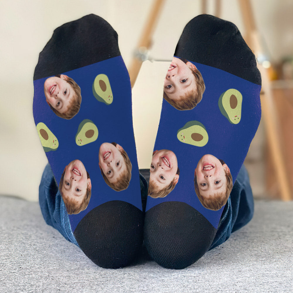 Funny Icon Pattern - Personalized Kid Socks