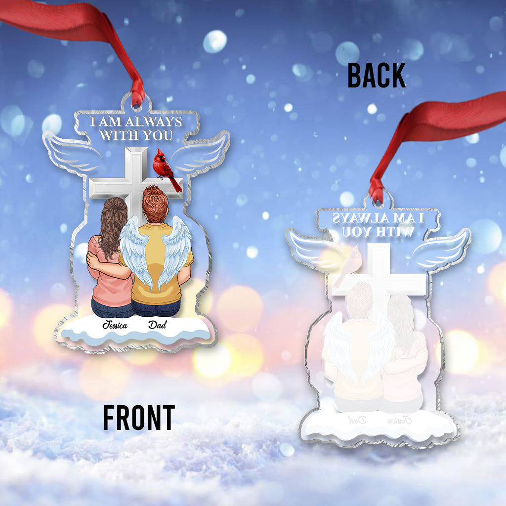 Ich bin immer bei dir – Personalisierter transparenter Gedenkschmuck