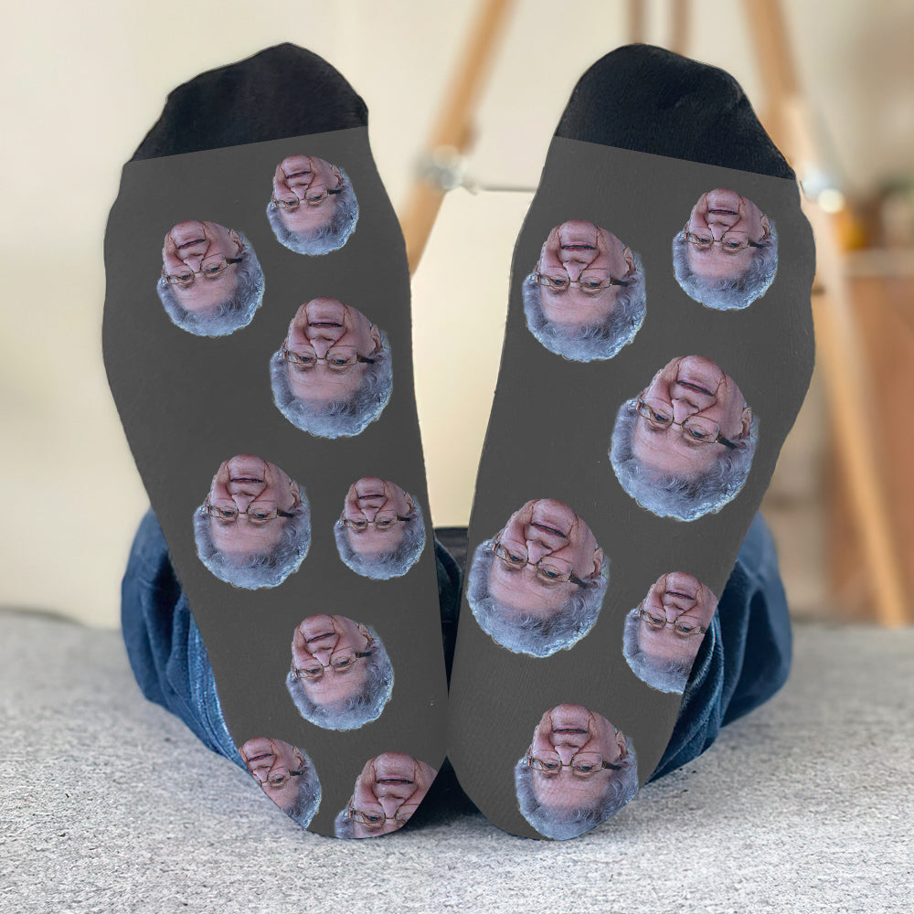 Custom Face - Personalized Grandma Socks