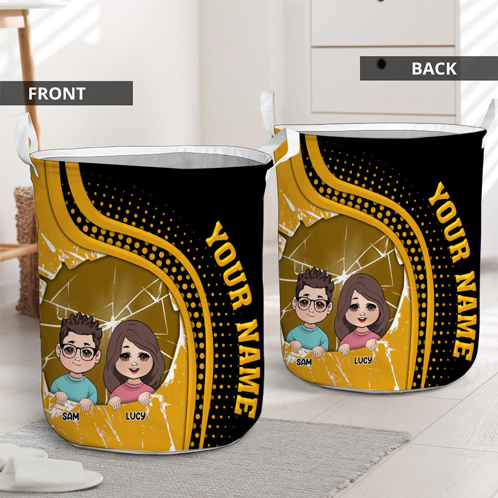 Bester Papa aller Zeiten – Personalisierter Aufbewahrungskorb für Väter