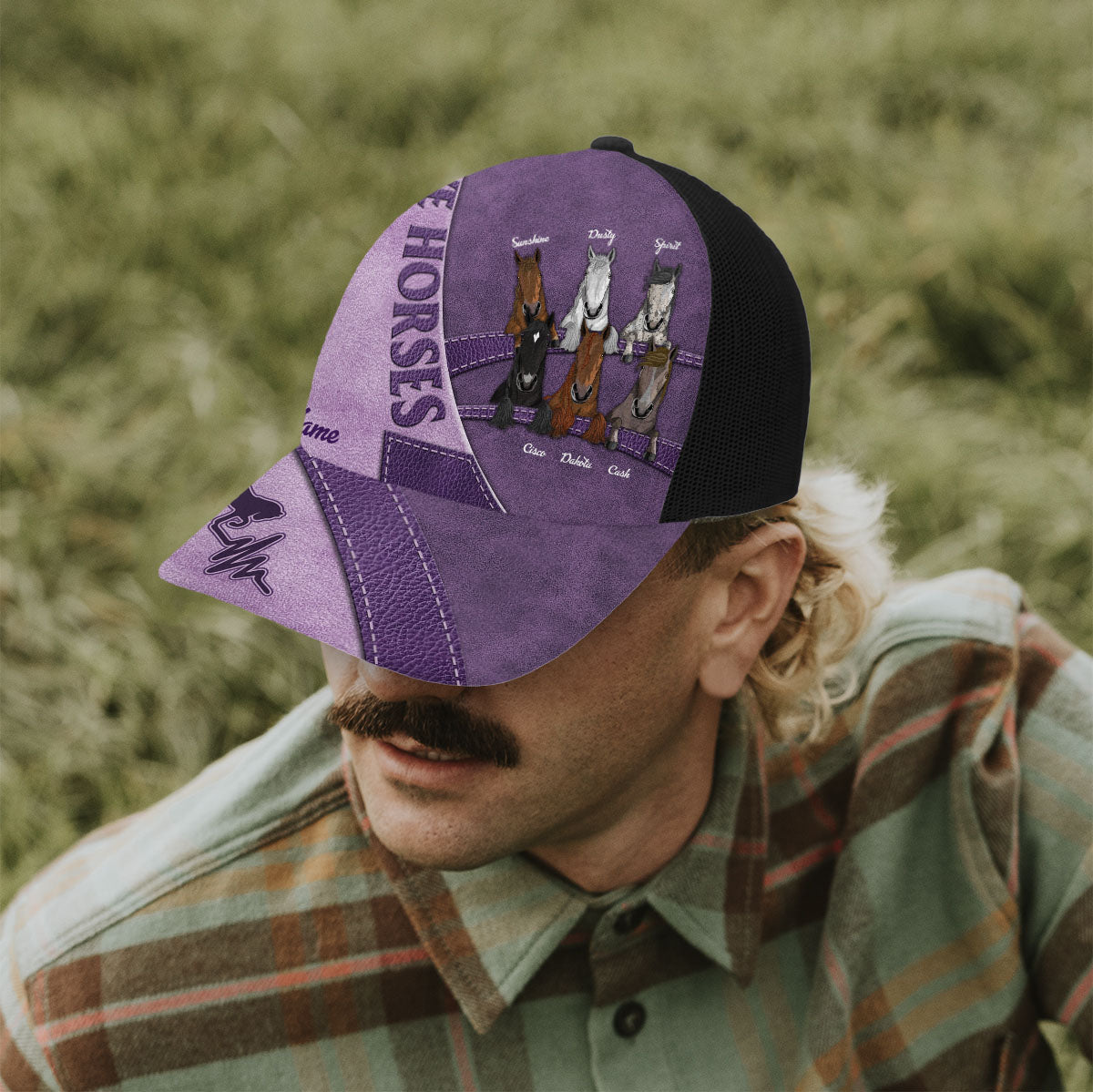 Liebe Pferde – Personalisierte Truckerkappe mit Pferdemotiv