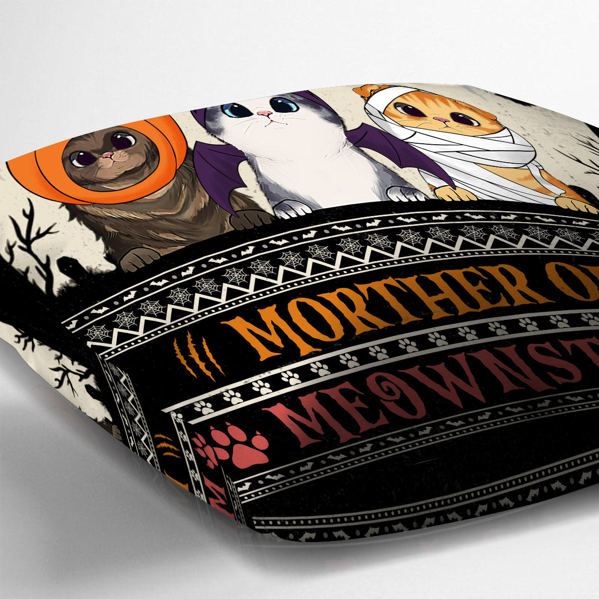 Mutter der Katzen - Personalisiertes Katzenkissen