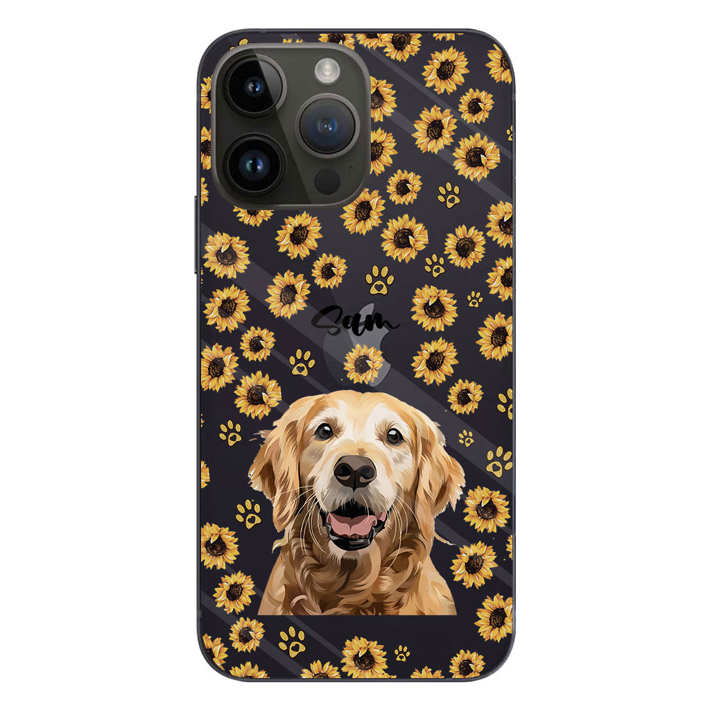 You Are My Sunshine - Personalized Dog Clear Phone Case