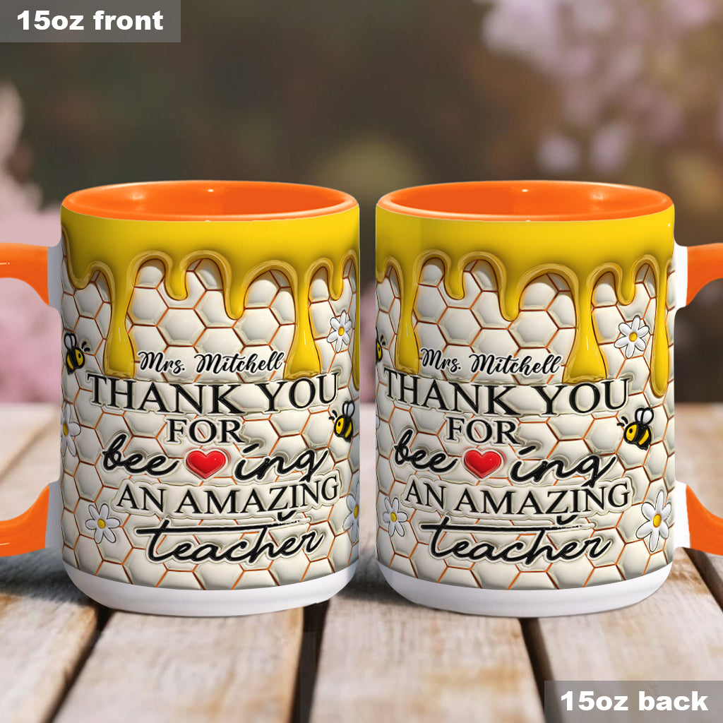Eine fantastische Lehrerin – personalisierte Tasse mit Lehrermotiv