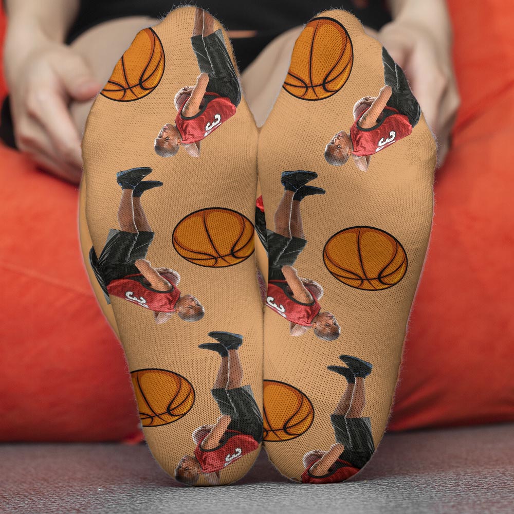 Ihr Trainer warnte – personalisierte Basketballsocken