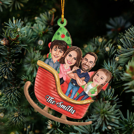 Karikatur-Familien-/Paar-/Freundesporträt fürs Fenster – personalisierter Familienschmuck