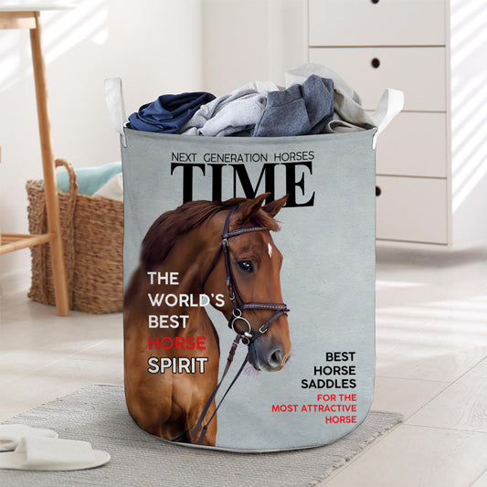Magazine Covers - Personalized Horse Storage Basket