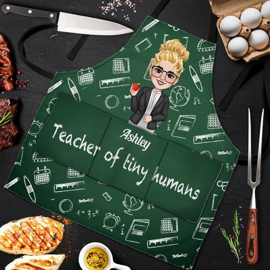 Lehrerin für kleine Kinder – personalisierte Lehrerschürze