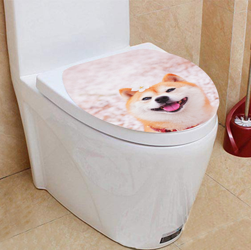 Beliebiges Haustierfoto - Personalisierte Hundebadematten-Set