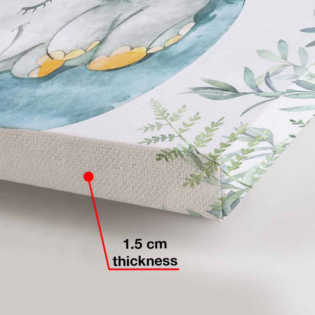 Liebe aus dem Babybauch – Personalisierte Leinwand und Poster für Mütter