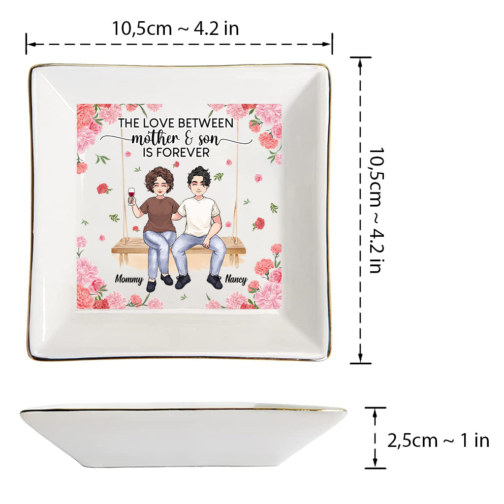 Mutter und Tochter – Geschenk für Mama, Tochter, Sohn – Personalisierte Schmuckschale