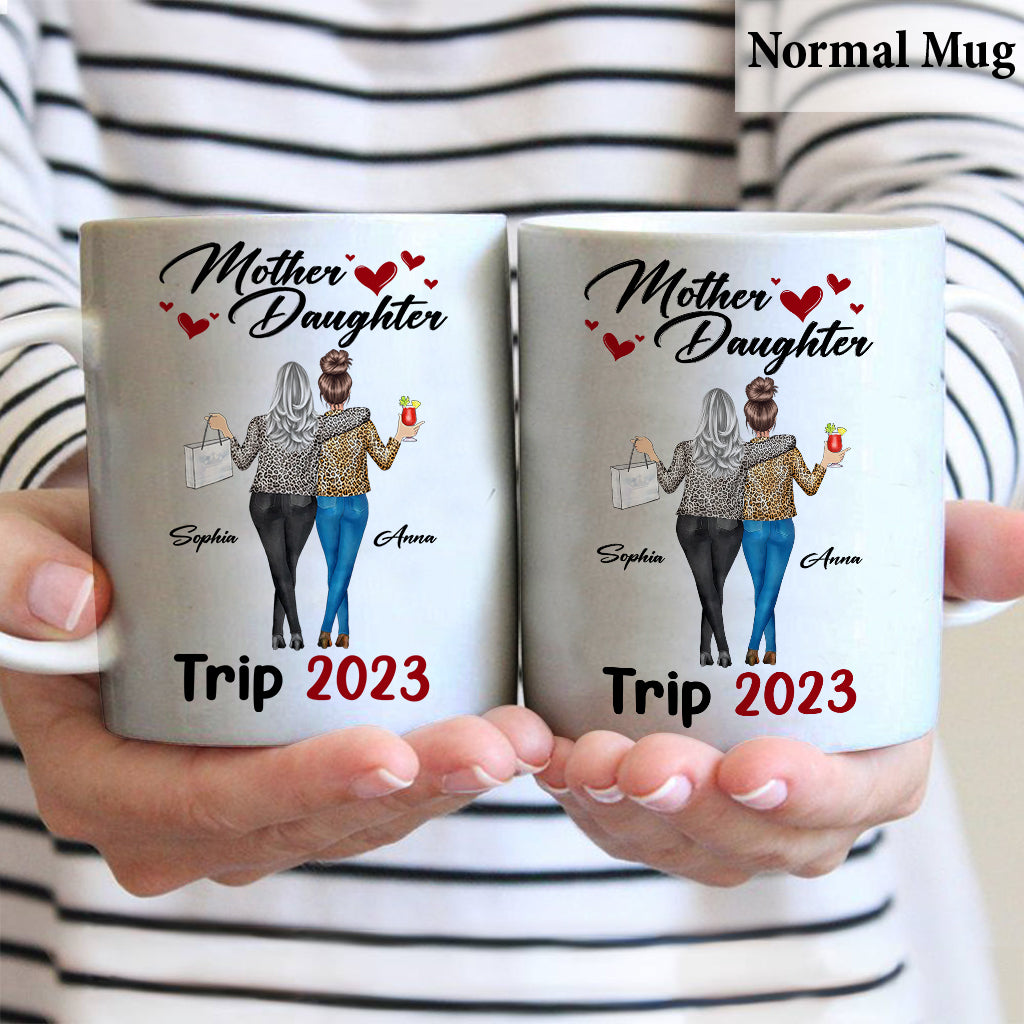 Mutter-Tochter-Reise – personalisierter Mutterbecher