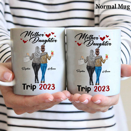 Mutter-Tochter-Reise – personalisierter Mutterbecher