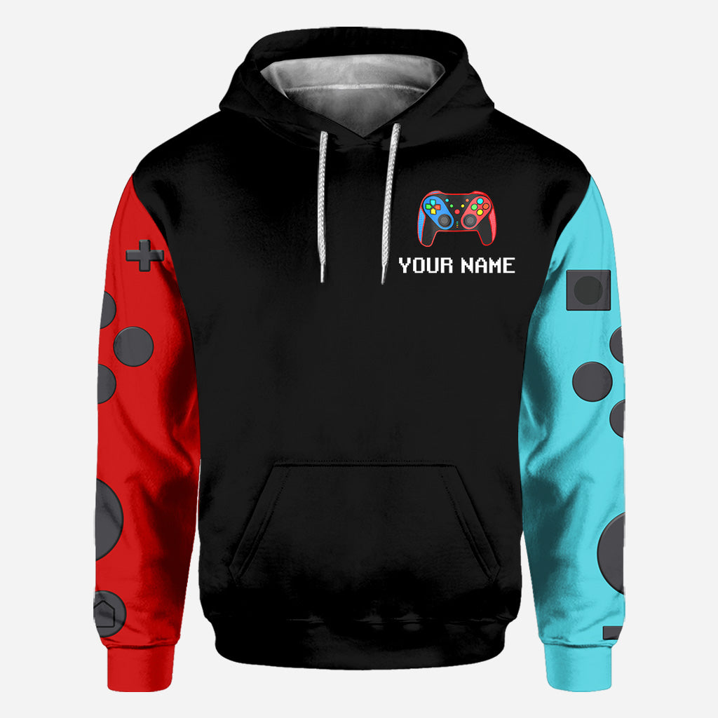 Ich habe mein Spiel pausiert, um hier zu sein – Personalisiertes Videospiel-Shirt