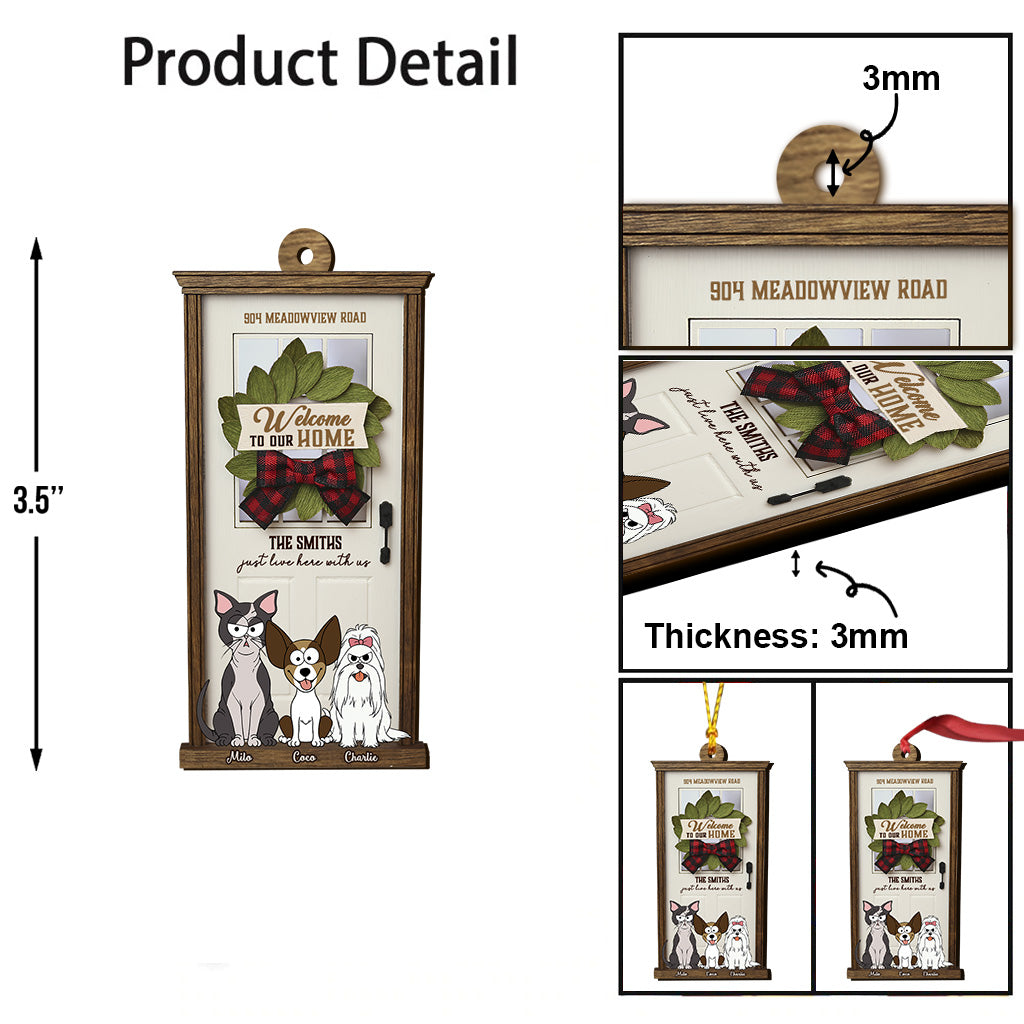 Willkommen in unserem Zuhause – personalisierter Hundeanhänger