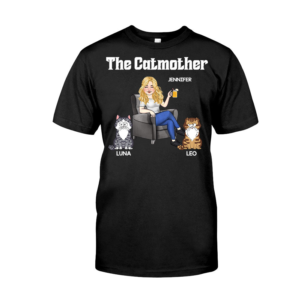 Die Katzenmutter – Personalisiertes Katzen-T-Shirt und Hoodie