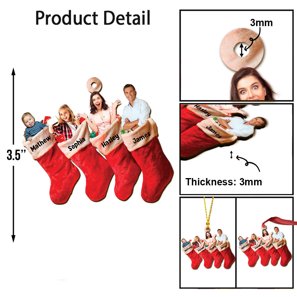 Familiengeschenk mit Foto - Personalisierter Familienschmuck