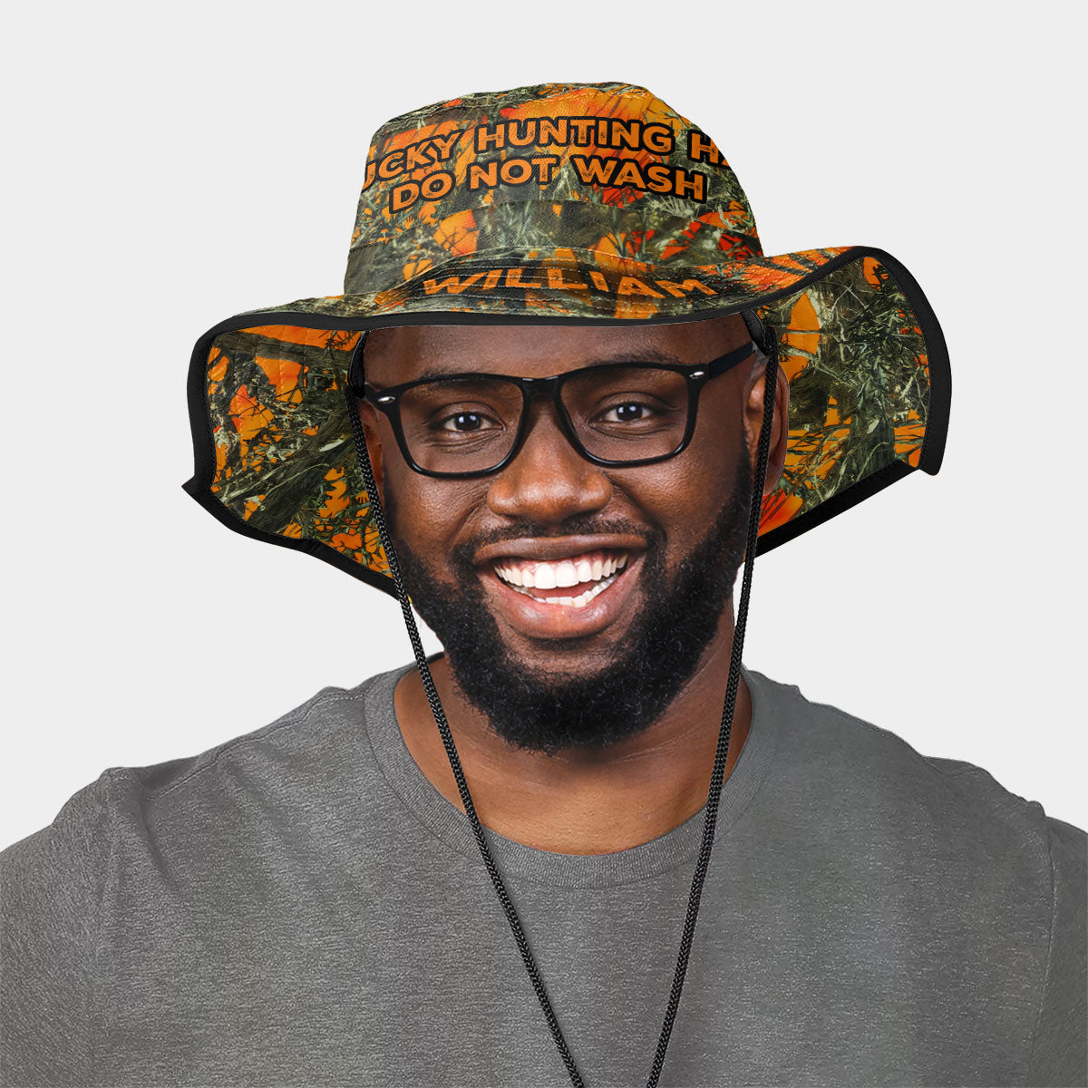 Glücksjagdhut - Personalisierter Jagd-Boonie-Hut