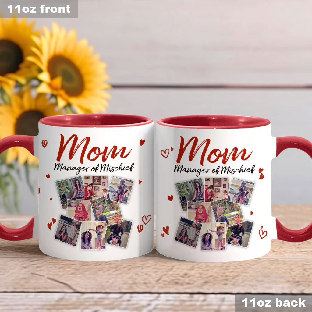 Mama, die Meisterin des Unfugs – Personalisierte Tasse mit Muttermotiv