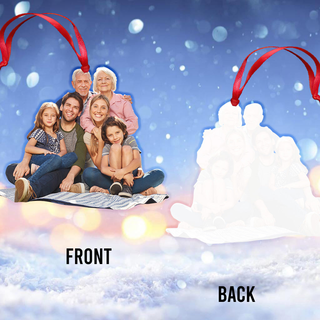 Foto hochladen – Geschenk für Großeltern – Geschenk für Oma und Opa – Personalisierter transparenter Schmuck