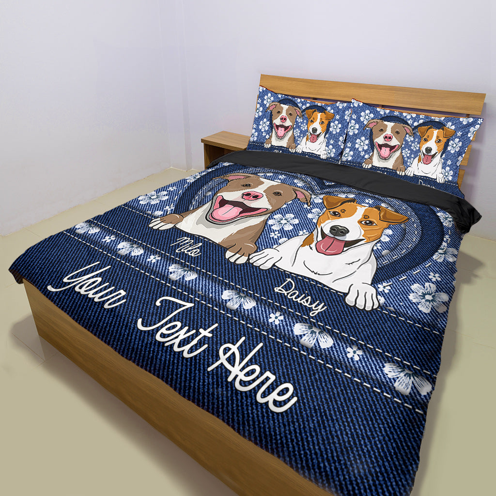 Personalisiertes Hundebett-Set für Hundeliebhaber