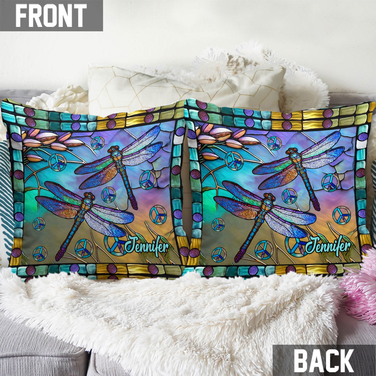 Hippie Soul – Personalisiertes Hippie-Kissen