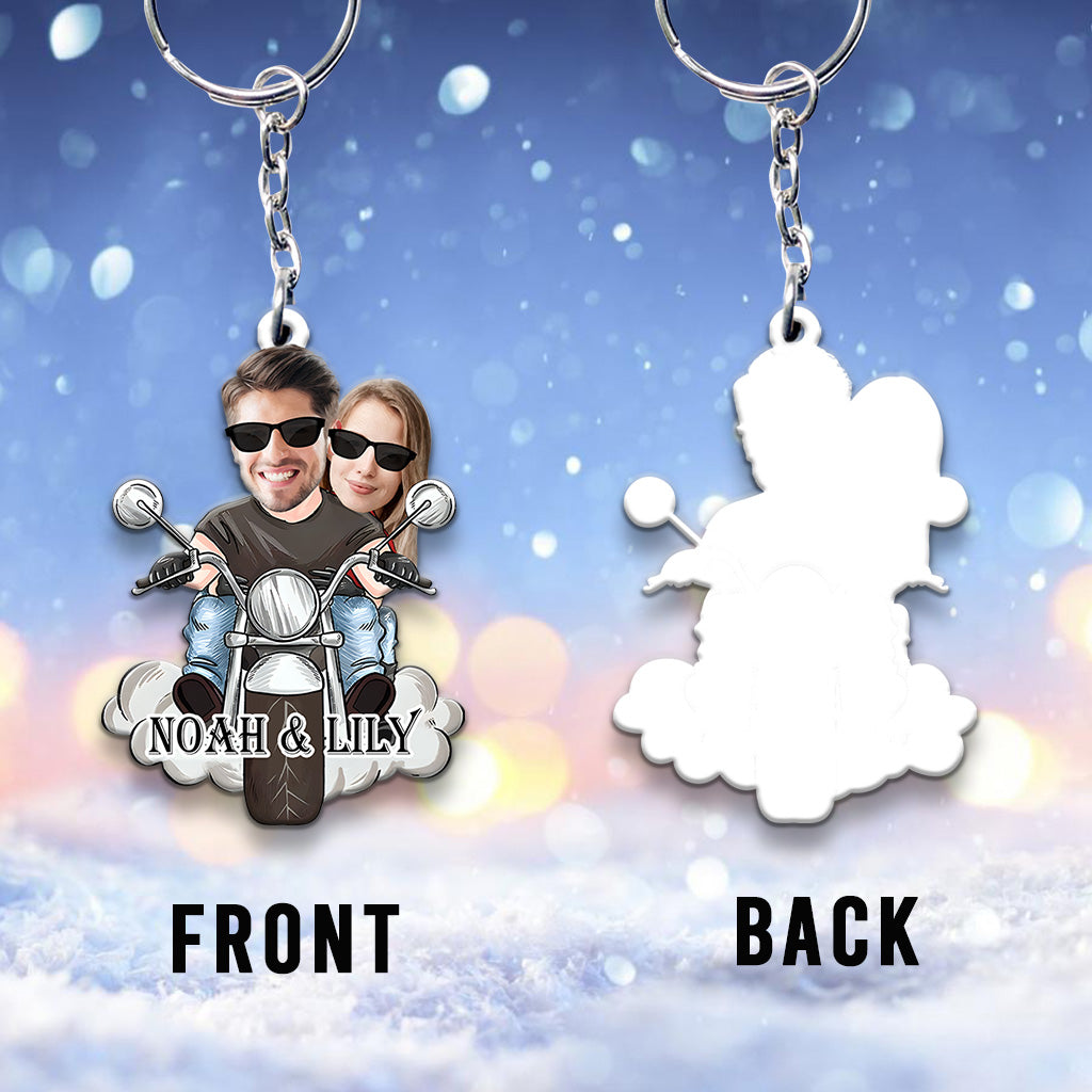 I'll Always - Biker gift for husband, wife, boyfriend, girlfriend - Personalized Keychain