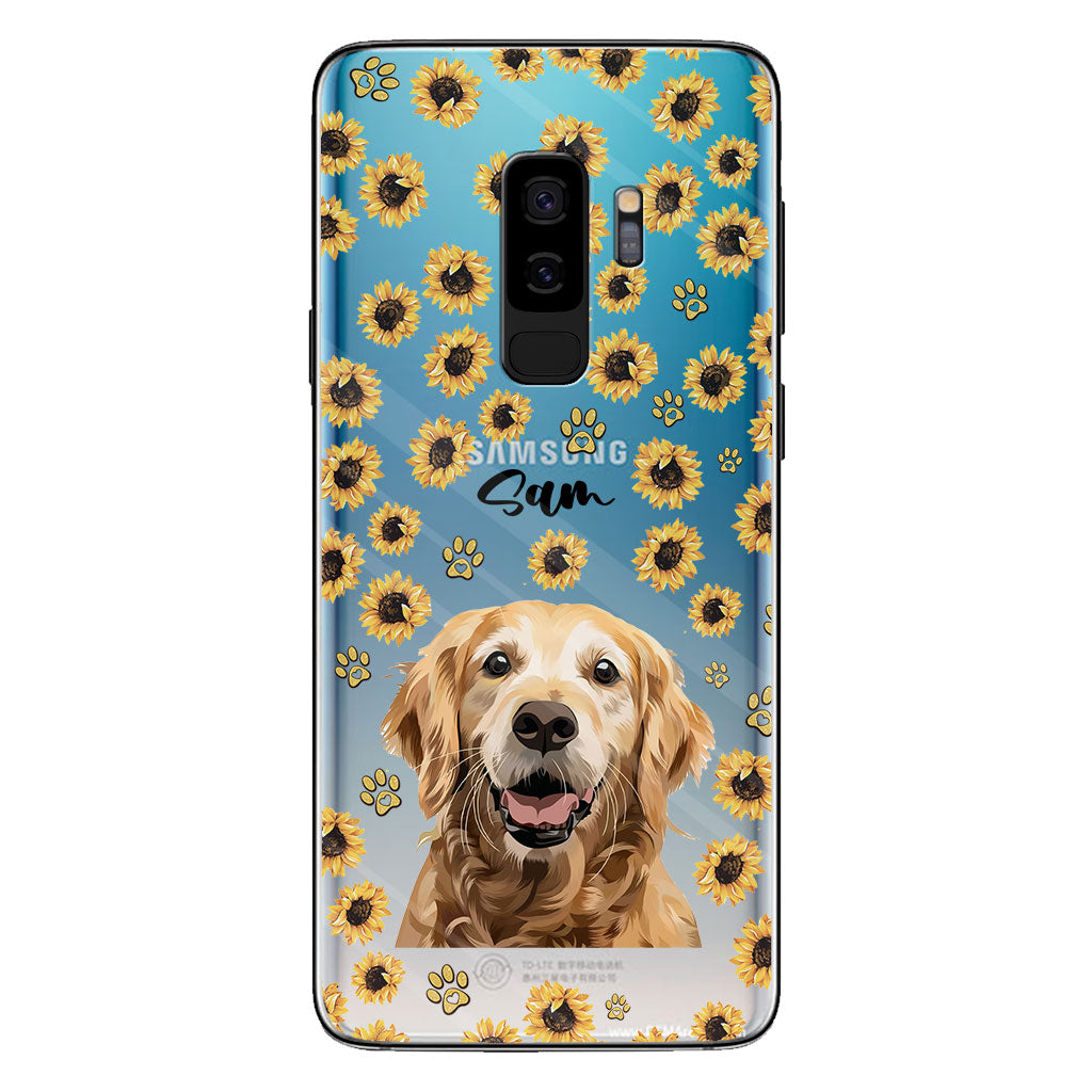 You Are My Sunshine - Personalized Dog Clear Phone Case