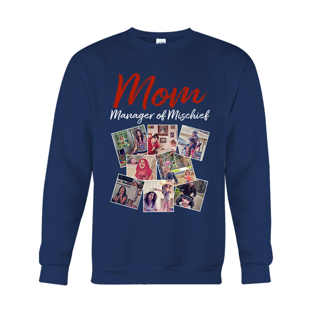 Mama, die für Chaos sorgt – Personalisiertes Mutter-T-Shirt und Hoodie