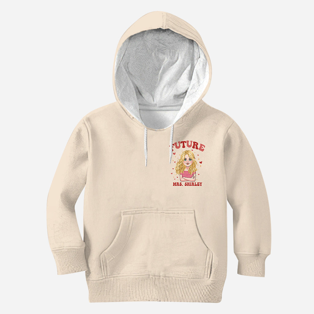 In meiner Verlobungszeit – Hochzeitsgeschenk für die Braut – Personalisiertes Allover-Shirt